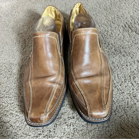 Sandro Men‎ Comfort Soft Loafers Dress Slip On Shoes US Size 12D Tan Brazil main image 13
